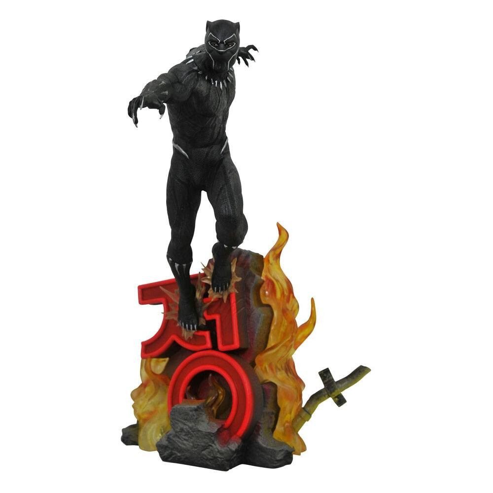 Diamant-Wunderstatue Erste Sammlung Schwarzer Panther - 40cm