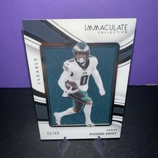 2023 Panini Immaculate Clearly Football D'Andre Swift /99 #CIJ-DS Eagles