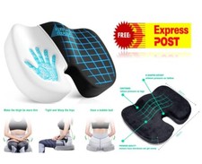 Coccyx Orthopedic MemoryFoam Seat Cushion Back Pain Relief Tailbone Chair Pillow