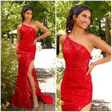 prom by Mori Lee in RED style 47007 size UK 16