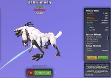 Ushrumesh Species | Creatures of Sonaria | Roblox