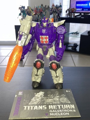 Transformers Galvatron & Nucleon Titans Return Headmaster Transformers