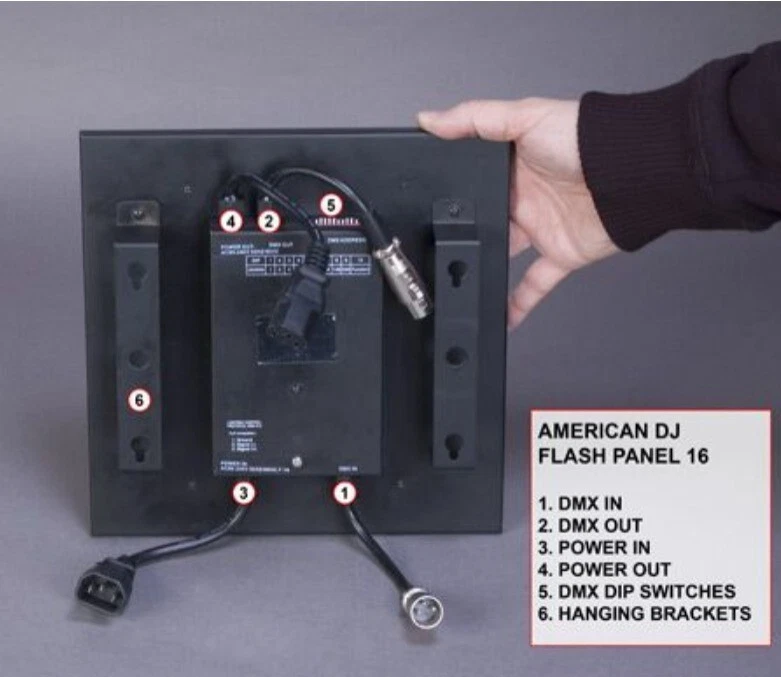 ADJ Flash Panel 16 Chainable DMX RGB LED Lighting Module - Image 2 of 4