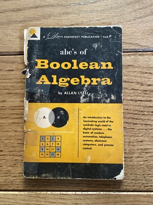 ABC S OF BOOLEAN ALGEBRA By  ALLAN LYTEL VTG / Paperback- 1965