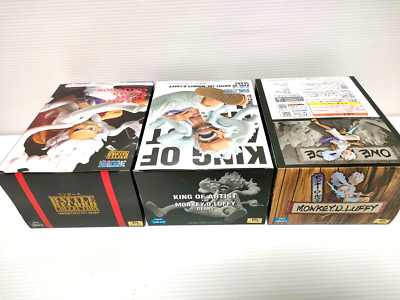 One Piece The Monkey D Luffy Figure Set of 3 Gear5 NIKA 2023