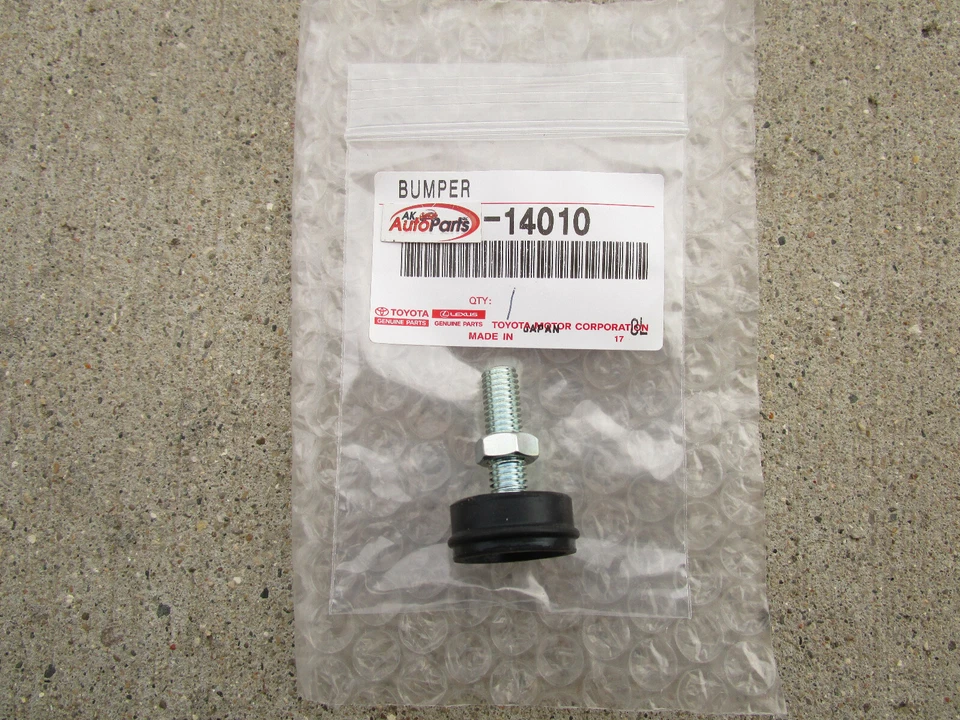 SE ADAPTA A: 78 - 87 TOYOTA CELICA CAPÓ PARACHOQUES COJÍN TORNILLO AJUSTABLE OEM CANTIDAD = 1 NUEVO Foto 4 de 4