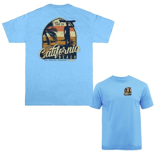 Camiseta California Republic Beach Surfers Surf Company - Imagen 15 de 17