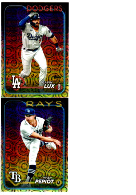 2 card lot 2024 TOPPS HOLIDAY INSERTS LUX & PEPIOT