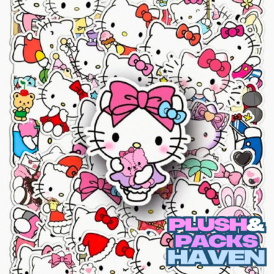 Cute Hello Kitty And Friends 50 Stickers Vinyl Waterproof Decals