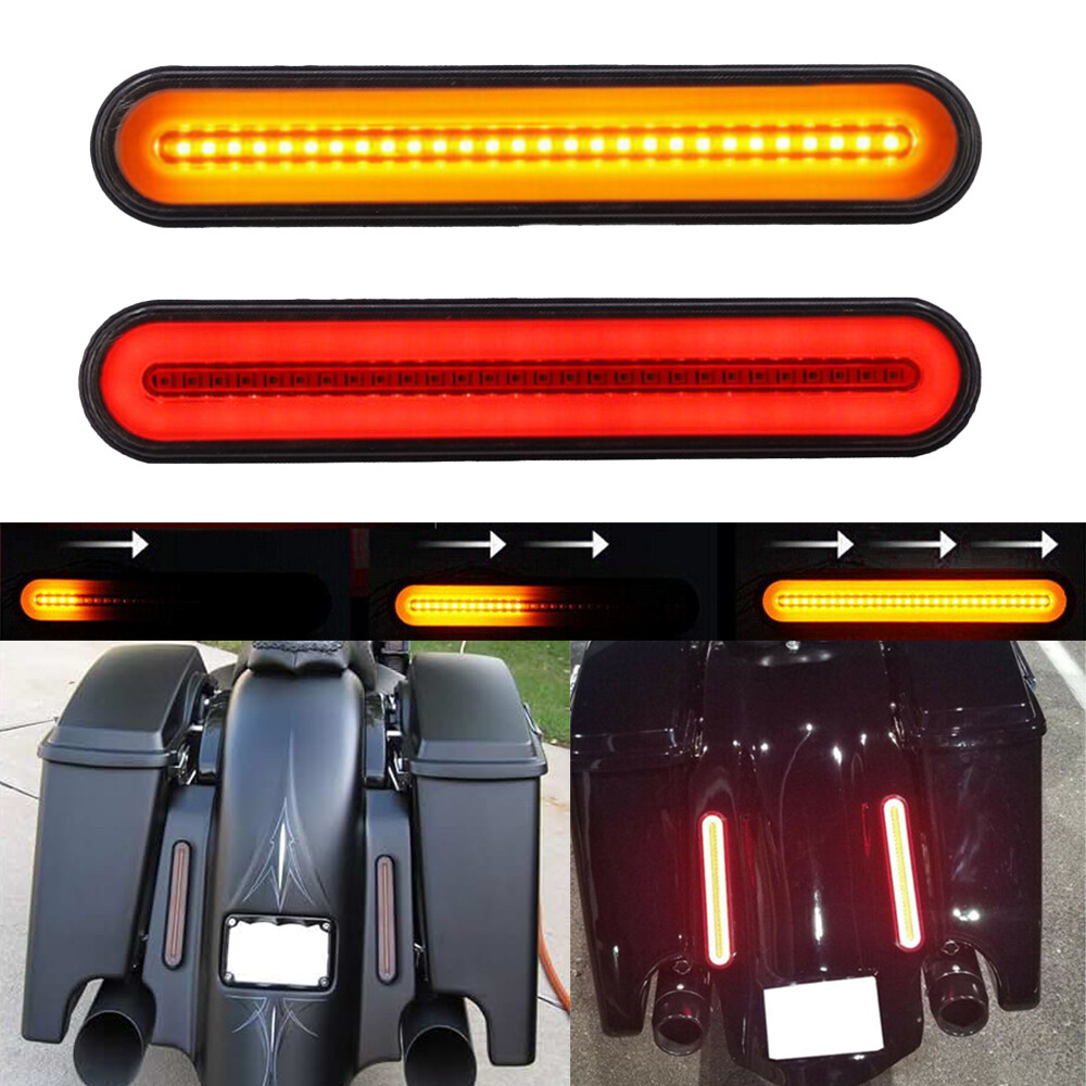 2PCS For Harley Fender/Bagger Brake Tail Turn Signal Light B
