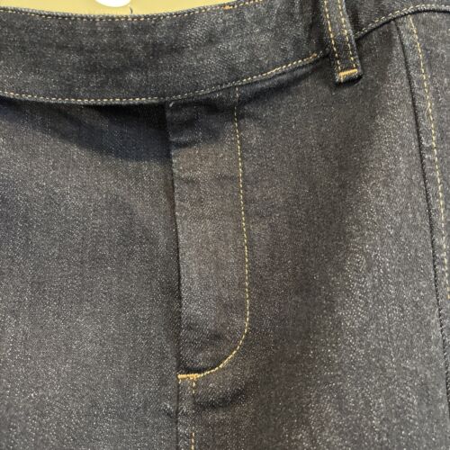 Lauren Jeans Co Ralph Lauren Sz 12 Denim Skirt Blue Pleated Y2K Modest Cottage - Picture 2 of 9