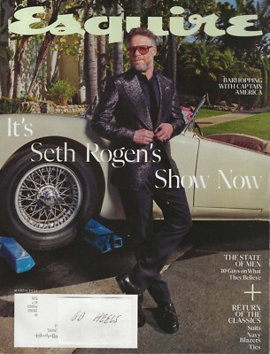 Brand New SETH ROGEN Esquire Magazine March 2025 It's Seth Rogen's Show Now HTF