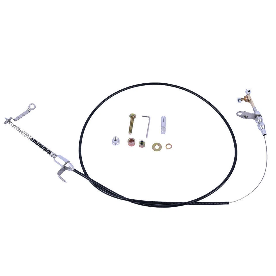 New Black Kickdown Cable Kit For Ford/AOD Lokar KD-2AODU - Image 4 of 4