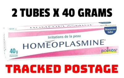 2 X Boiron Homeoplasmine Homeopathic Ointment For Skin Irritations 40gr