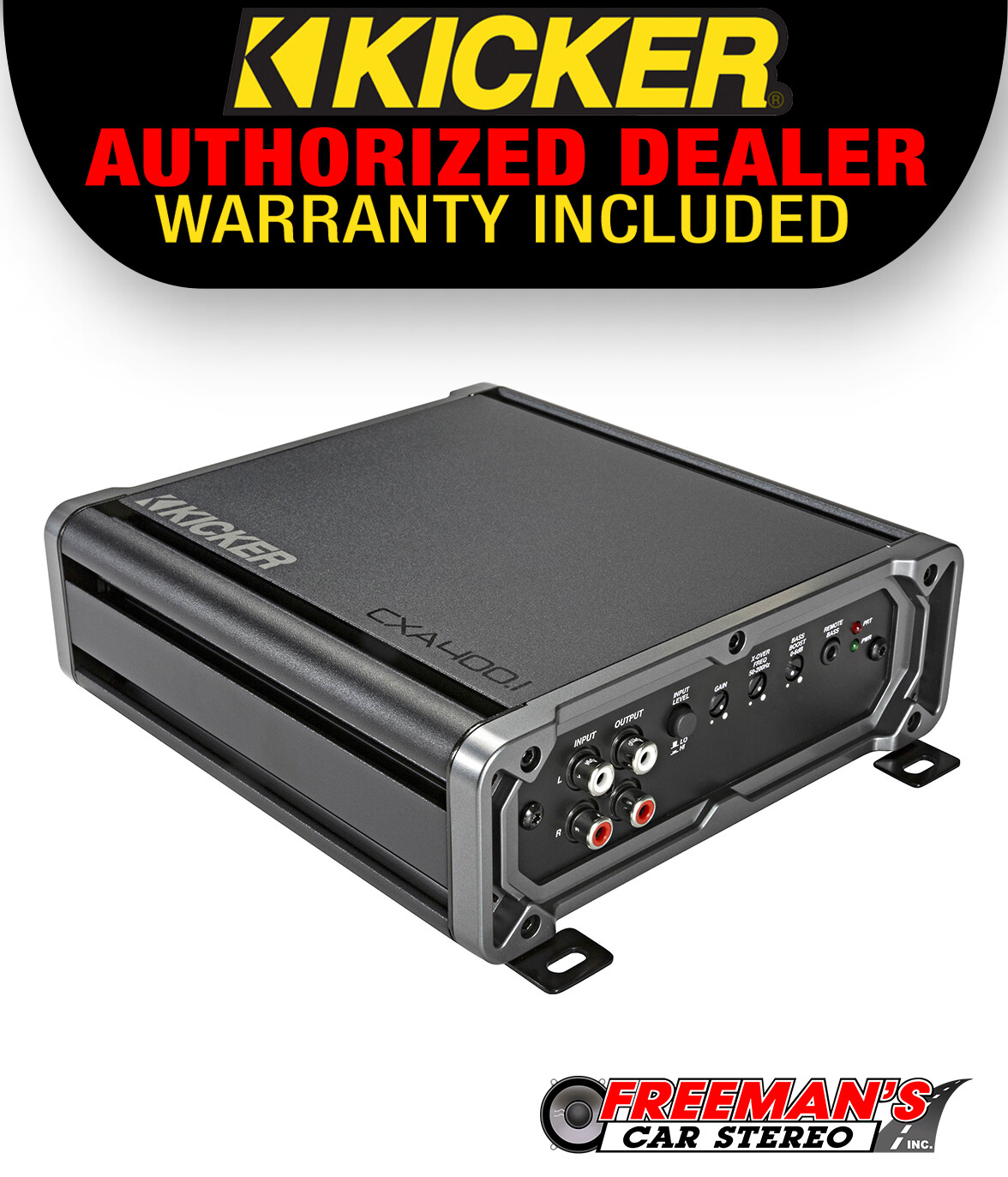 Kicker 46CXA4001 Car Audio Amp Monoblock 800W Peak Sub Amplifier CXA400.1