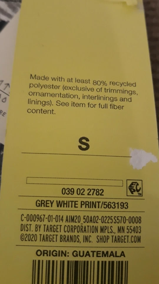 Leggings Capri All In Motion para Meninas Cinza, Estampa Branca Tamanho Pequeno 6/6X - Imagem 4 de 4