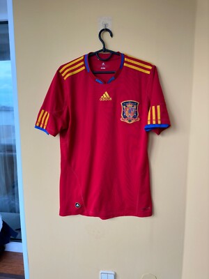 Adidas NATIONAL TEAM Spain Mens Size S World Cup Winners Spain