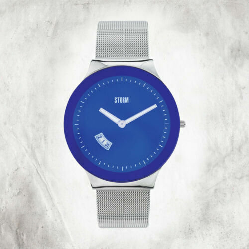 STORM London Orologio Uomo 47477/GD Cassa Acciaio Vetro Minerale Impermeabile 3 Bar, Design Architettonico Moderno
