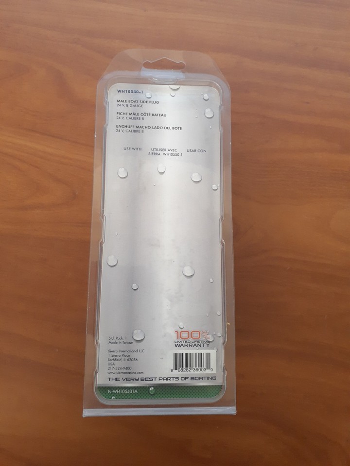 WH105401 Sierra Trolling Motor Male Boat Side Plug eBay