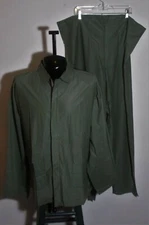 Rainwear TRANSFORM Green 3 Pc Coverall Rainsuit Size XL NWOT