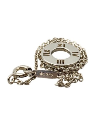 Tiffany & Co. 925 Sterling Silver Atlas Bracelet w/ Pouch 7  D-13