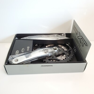 Shimano Deore XT Crankset Fc-m752 175mm Triple 9 Speed in