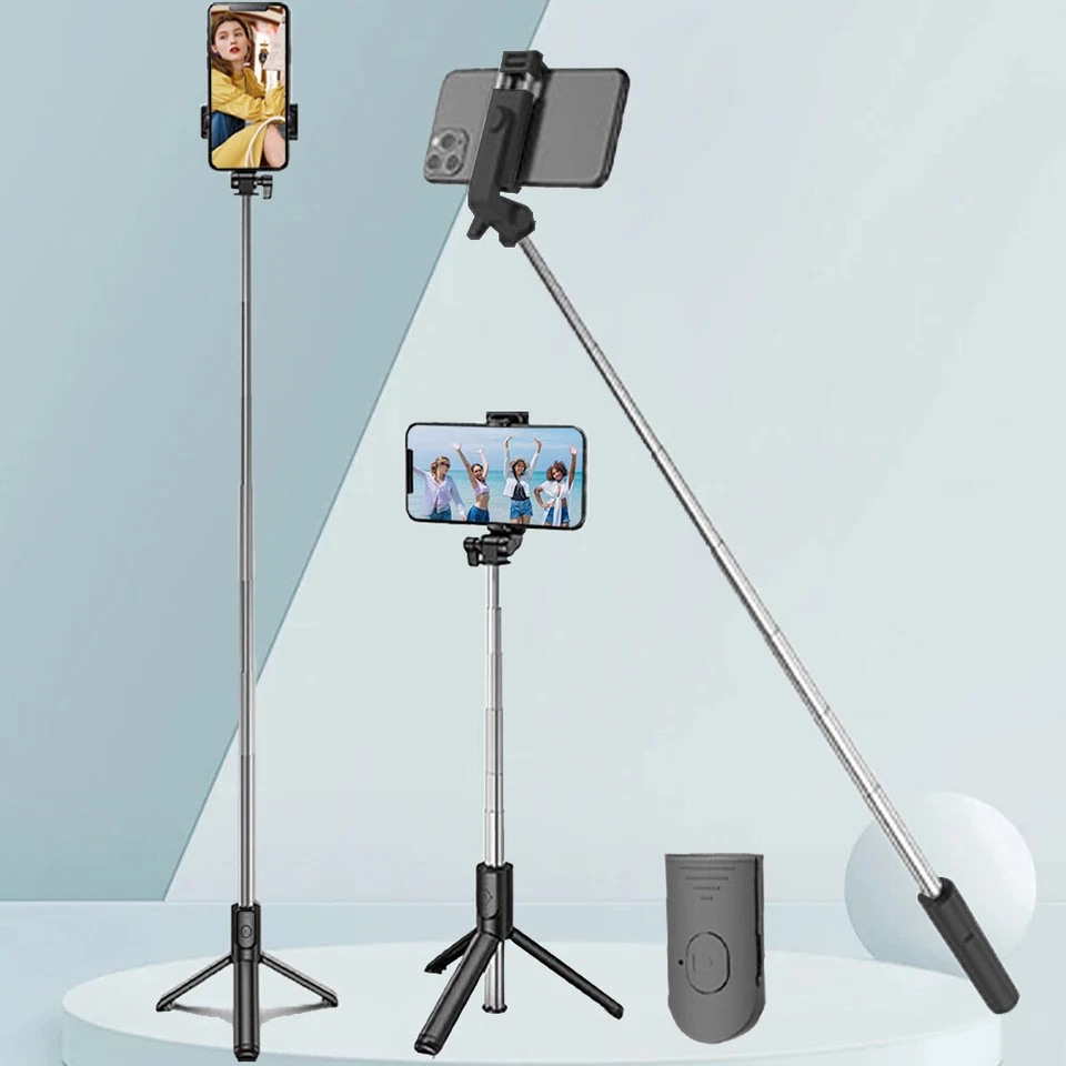 [NEW] 360° Selfie Stick Tripod Remote Bluetooth for iPhone14 13 12 Pro Max 11 XS - Image 3 of 4