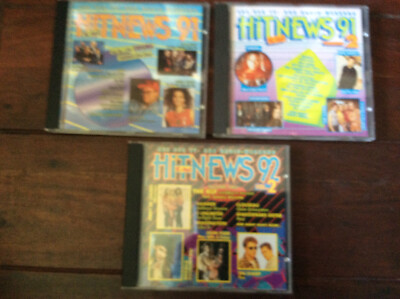 Hit-News 91/1 2 92 2  [3 CD] Enigma Scorpions Queen KLF Snap Roxette Shamen