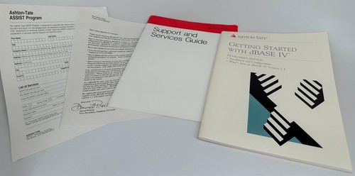 Ashton-Tate dBase IV Developer's Edition Version 1.1 update for DOS - Open Box - Picture 11 of 20