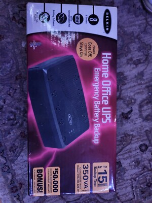 Belkin Home Office UPS Emergency Battery Backup 500VA OPEN BOX NEW!