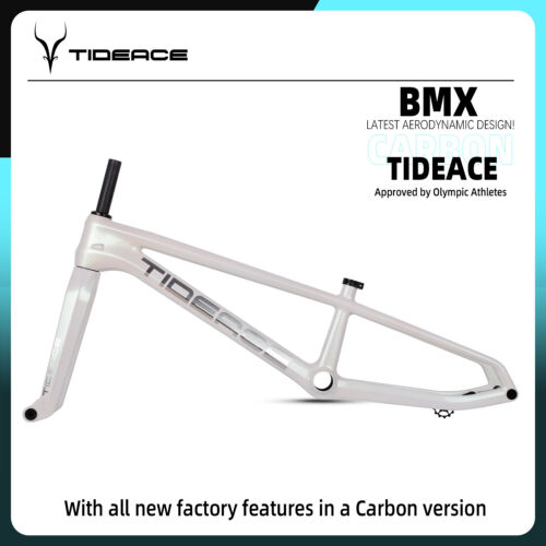 20 Inch BMX Freestyle Bikes Frame with Fork Carbon Fiber BMX Racing Bike Frames