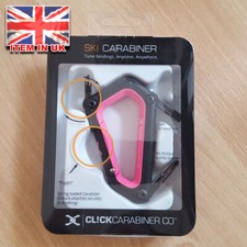 SALE! CLICK Alpin Ski Ski Karabiner Mini-Tool (RAR Neon Pink Einzelst&uuml;ck!) Neu!