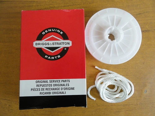 GENUINE BRIGGS & STRATTON STARTER PULLEY 295871 RECOIL PULLEY AND ROPE new