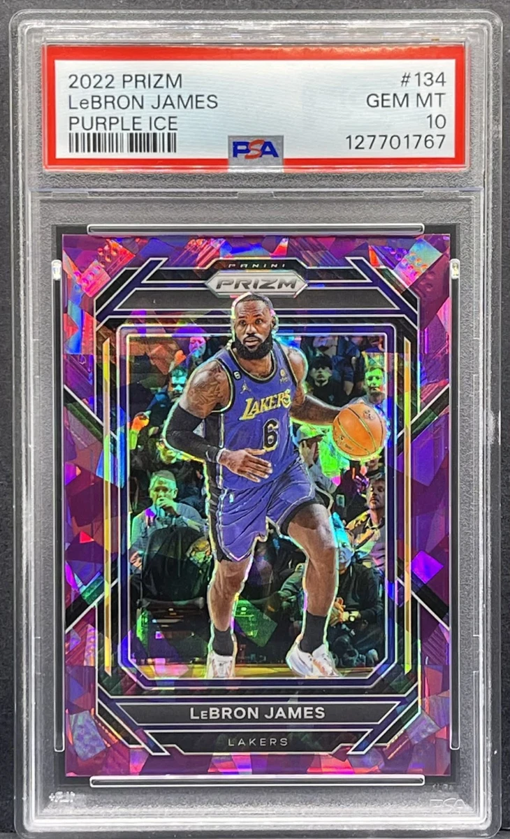 Panini LeBron James 10 Graded Basketball Sports Trading Cards