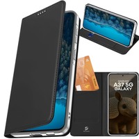 HandyhüLle Mit Klappe FüR Galaxy A37 5G Dux Ducis Case Flip Cover Etui Schwarz