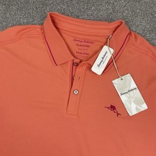 Tommy Bahama Island Zone Emfielder Clubhouse Polo Shirt 2XLB Big UPF Supima NWT