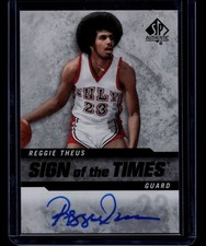 2014-15 SP Authentic #SOT-RT Reggie Theus Sign of the Times