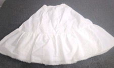 Vintage Arlauret by Ele-Sue White Nylon Petticoat Size 18