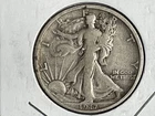 1917S Reverse Walking 90% Silver CIRCULATED GOOD+ Liberty Half Dollar #41.