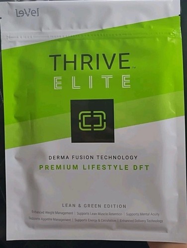 thrive level Elite Patches Derma Fusión Technology Premium Lifestyle DFT New