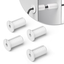 4 PCS 3/4 inch Wall Grommets for Starlink Cable Inch, White