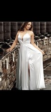Standesamt Kleid, Neu Mit Etikett, Satin, Größe 44-46.   145,-€!