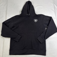 Ariat Shield Mexico Hooded Men  s Sweatshirt Black Medium