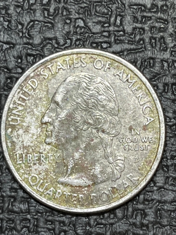 2000 D Virginia State US Qtr- Error Must See Reverse, Clad and Strike faults - Image 2 of 2