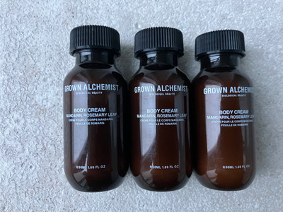 GROWN ALCHEMIST BODY CREAM 3 x 50 ml Naturkosmetik Körperlotion