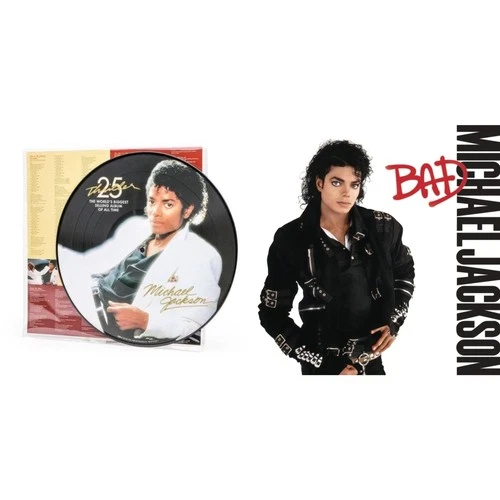 Michael Jackson - Thriller (Picture Disc) & Bad [New LP Vinyl Bundle]