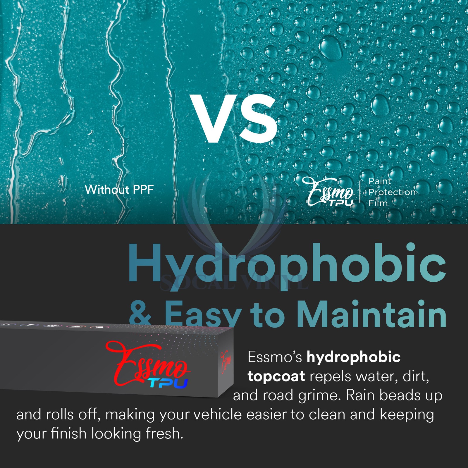 TPU Color Matte Silver Mercury PPF Paint Protection Film Dry Wet Auto Vinyl Wrap thumbnail 4