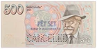 NEW!!  500  korun - Ceskoslovensko (no number) + perf. CANCELED - Matej Gabris