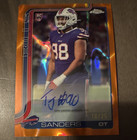2025 Topps Signature T.J. Sanders Orange (RAW)