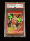 Patrick Mahomes II 2024 Donruss Optic #94 Red Prizm #’d/125 PSA 10 GEM MINT